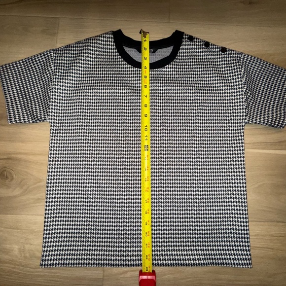 Ralph Lauren Houndstooth Double-Knit Jacquard Top - Picture 6 of 6